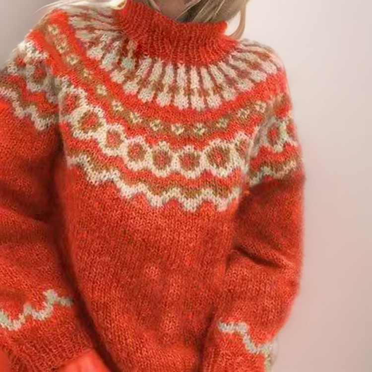 Ava ~ Dicker und gemütlicher Rollkragenpullover