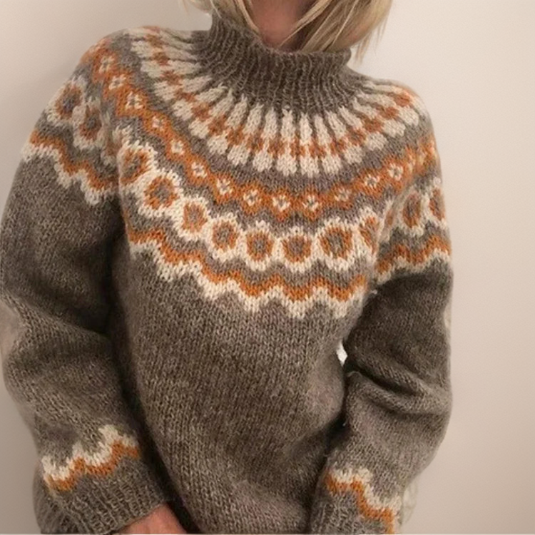 Ava ~ Dicker und gemütlicher Rollkragenpullover