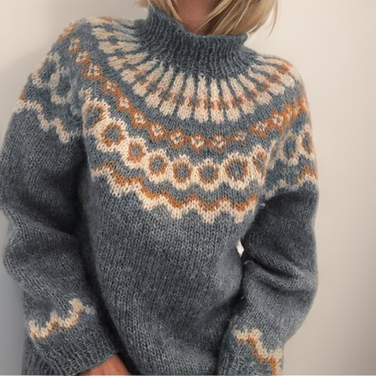 Ava ~ Dicker und gemütlicher Rollkragenpullover