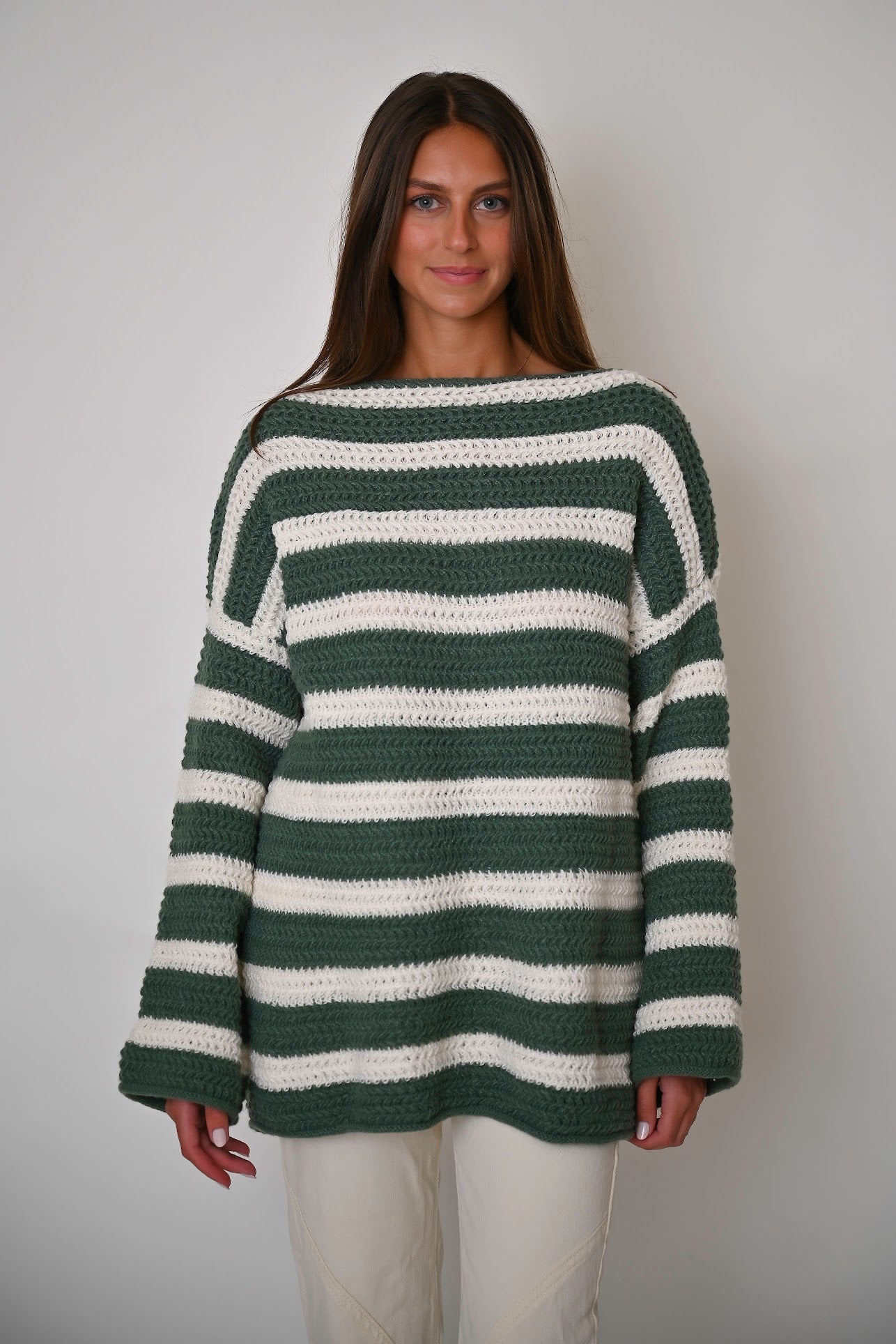 Zeitloser Streifenpullover mit klassischem Design