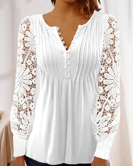 Yevgeniya | Elegante Bluse mit langen Ärmeln