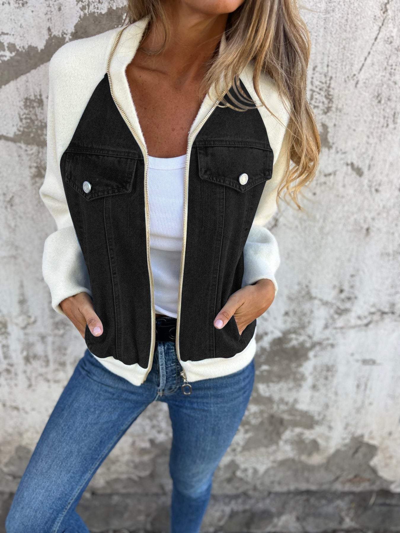 OLIVA™ - Moderne Jacke mit Jeans