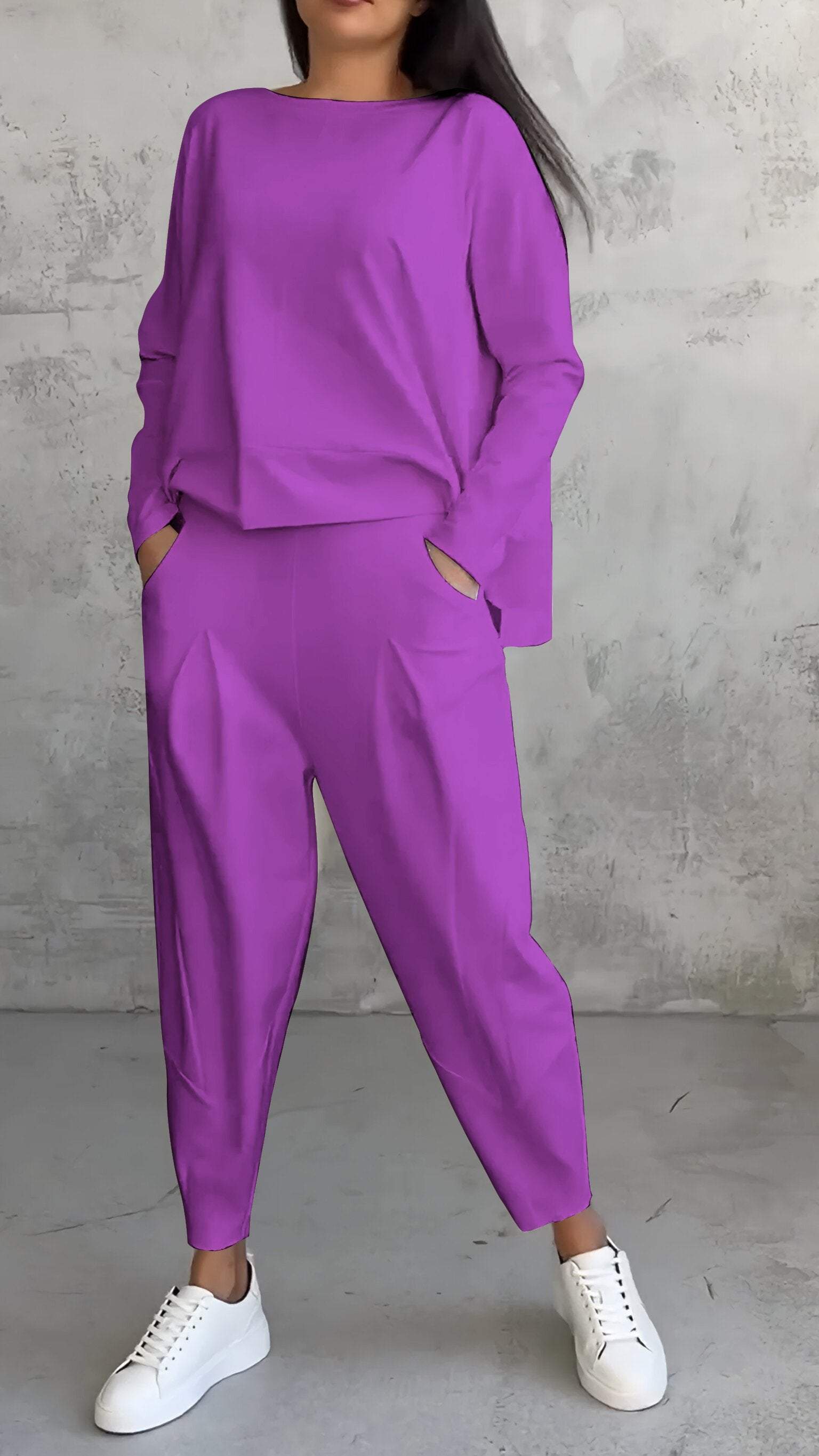 Grace | Damen Zweiteiliges Set mit langen Ärmeln