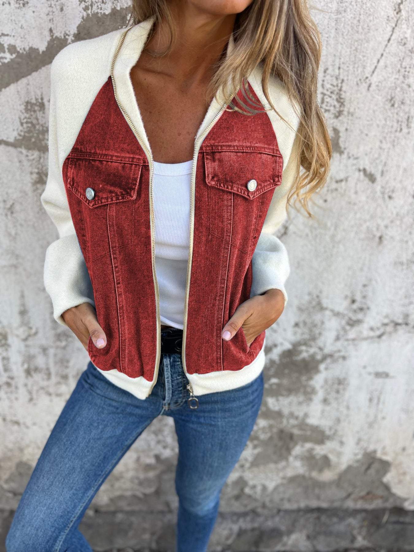 OLIVA™ - Moderne Jacke mit Jeans