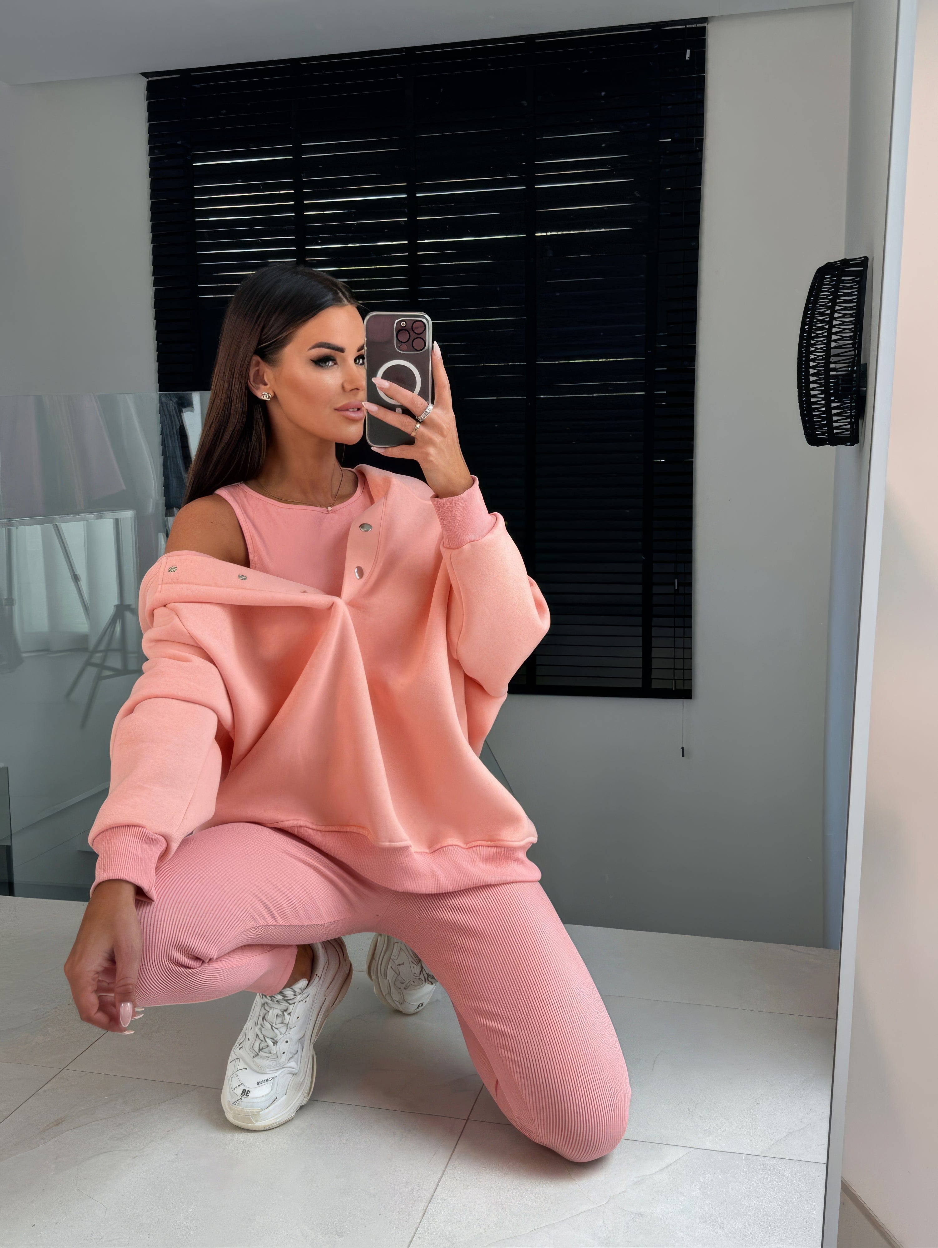 3-teiliges Gemütliches Lounge-Set für Frauen