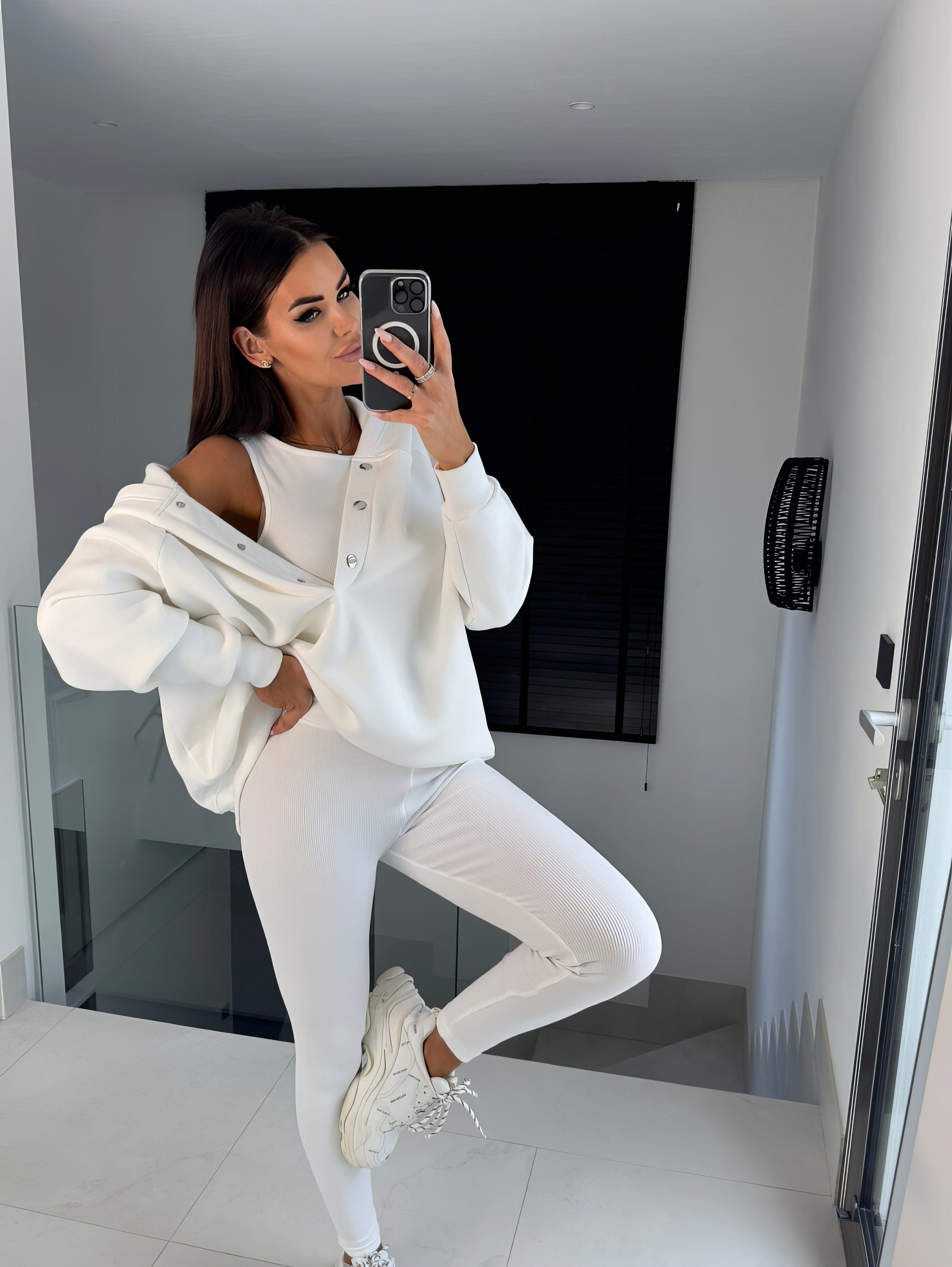 3-teiliges Gemütliches Lounge-Set für Frauen