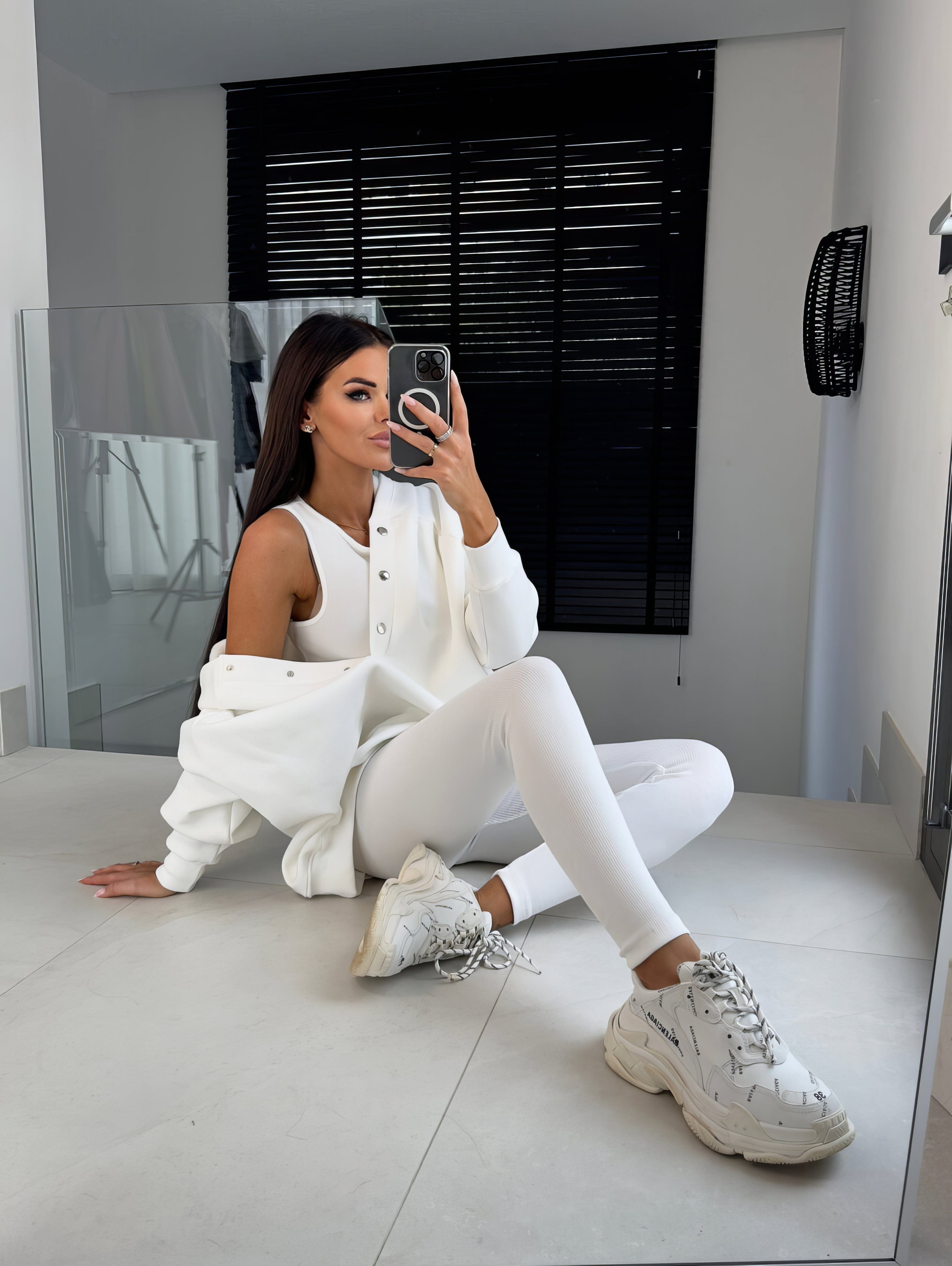 3-teiliges Gemütliches Lounge-Set für Frauen