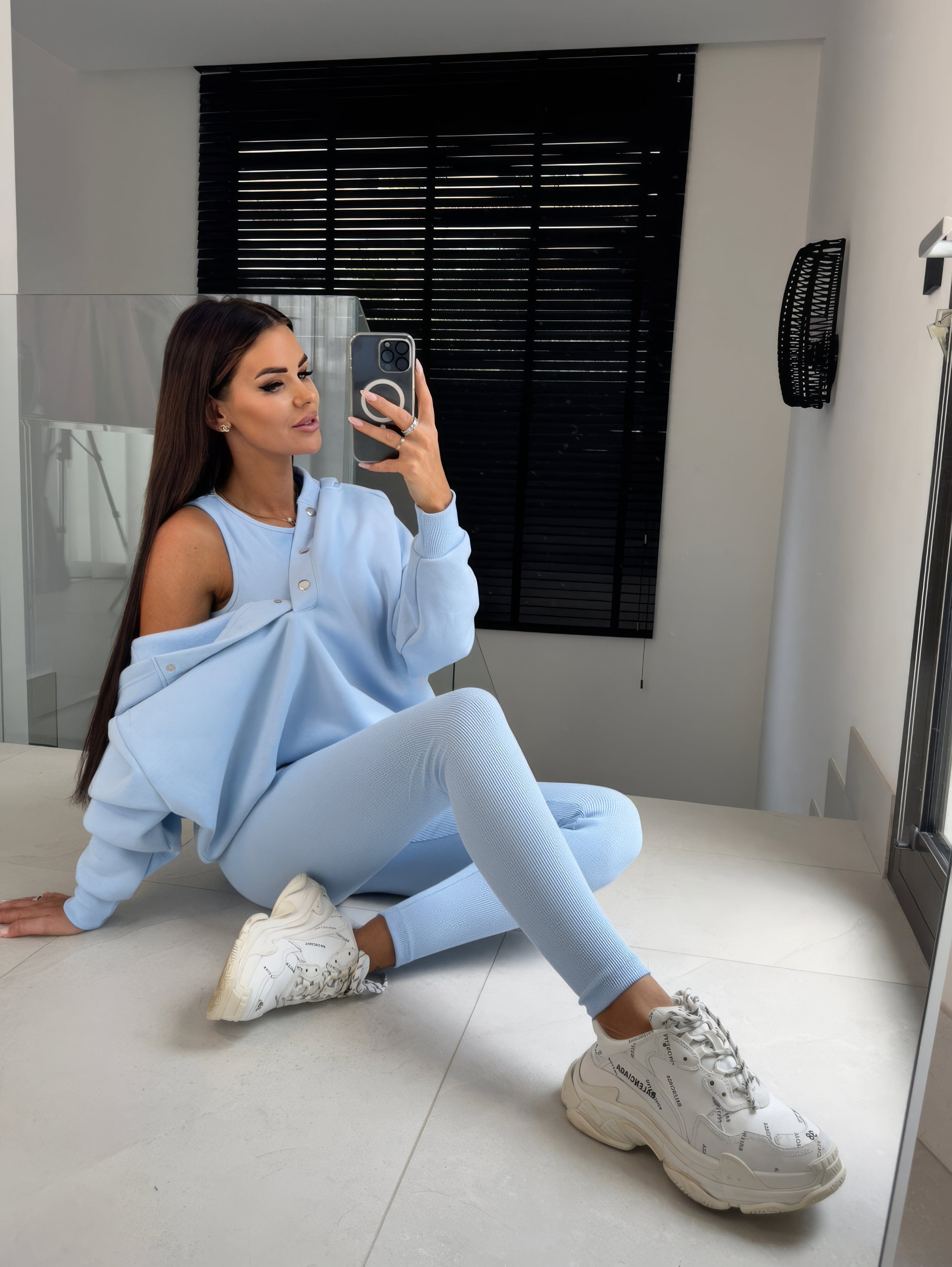 3-teiliges Gemütliches Lounge-Set für Frauen