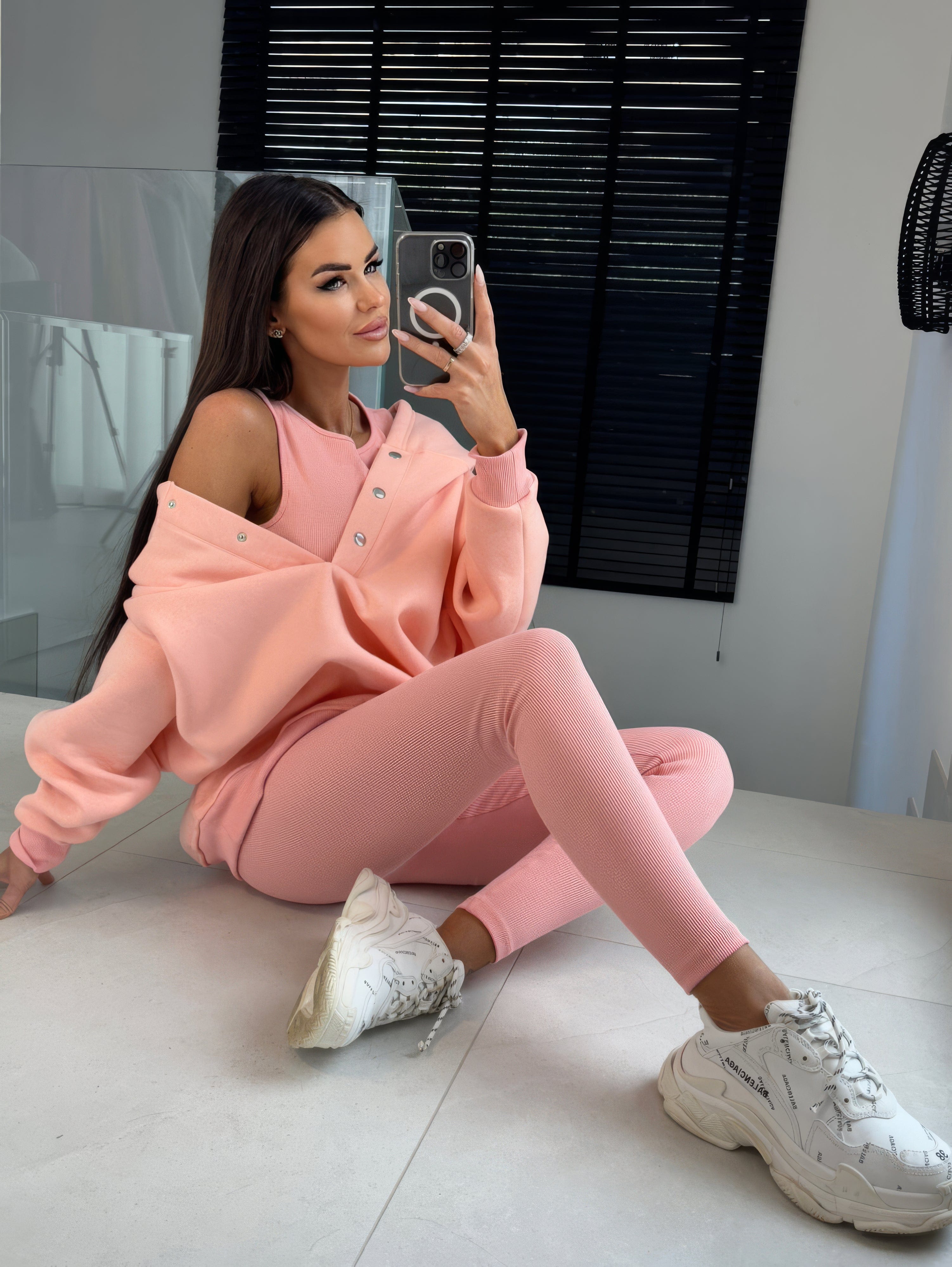 3-teiliges Gemütliches Lounge-Set für Frauen