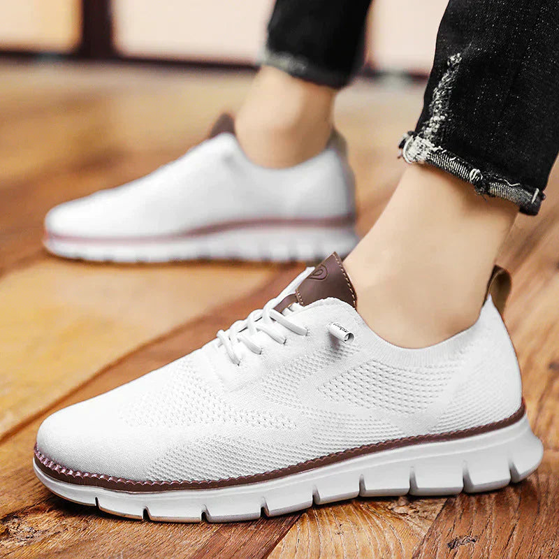 Lemuel - Orthopädischer Freizeit-Sneaker in Braun