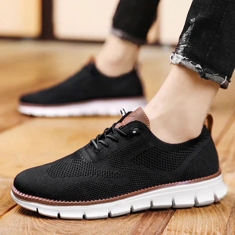 Lemuel - Orthopädischer Freizeit-Sneaker in Braun