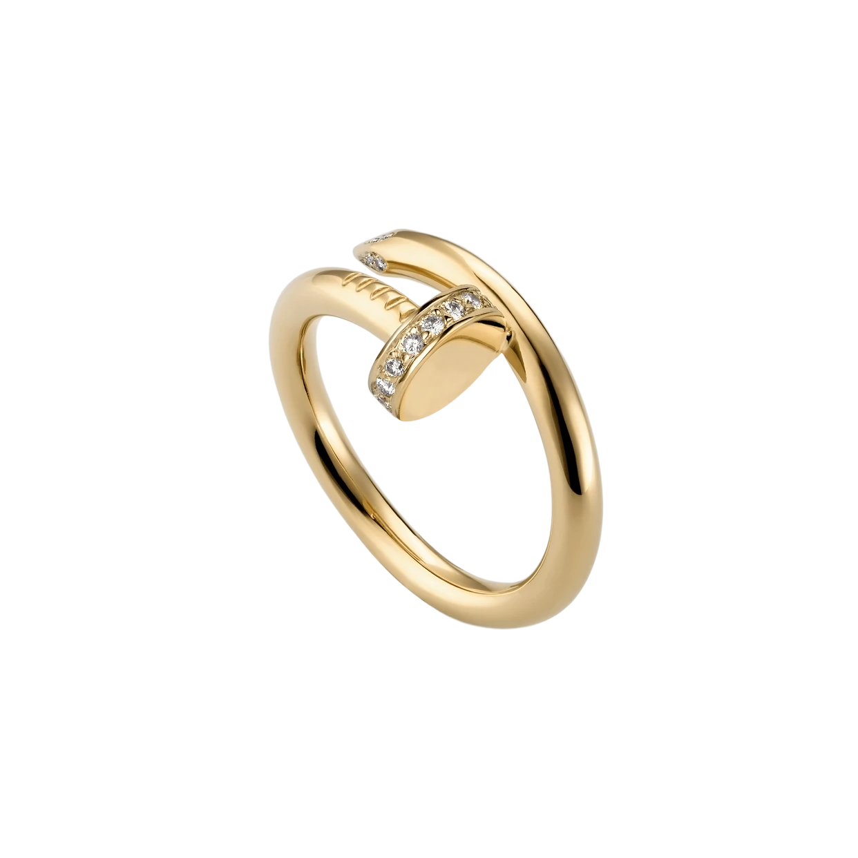 LUXUS-NAGELRING AUS GOLD