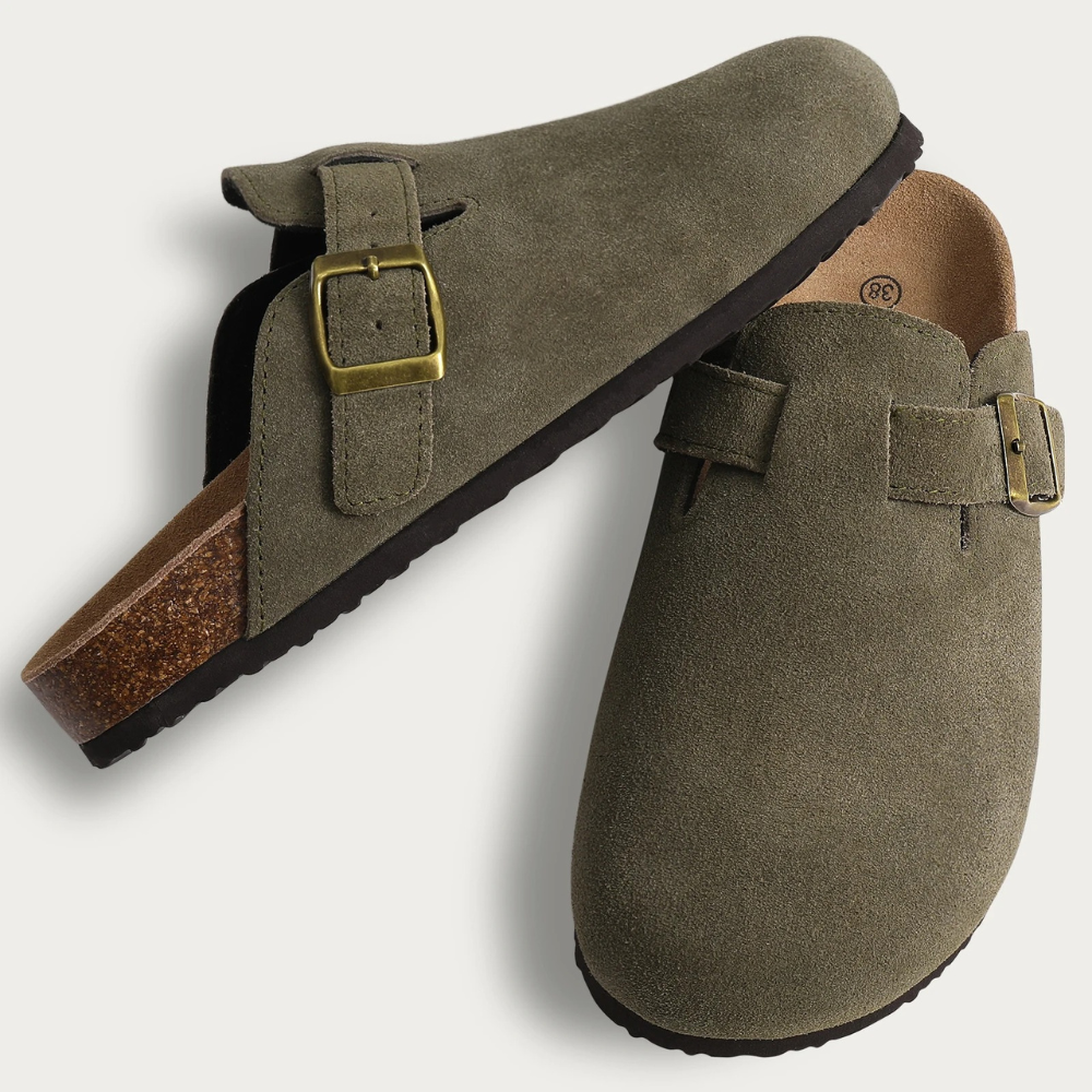 Liora | Orthopedisch Suède Kurk Slippers