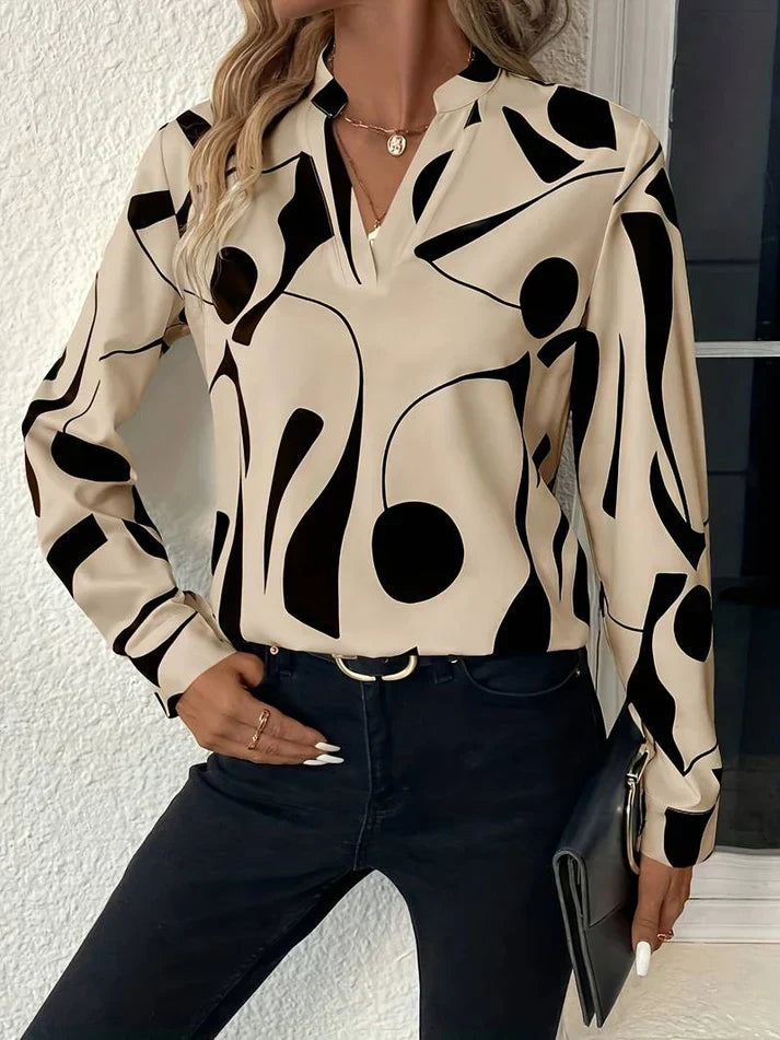 Bluse Damen Baumwolle Elegant Bequem – Sophia