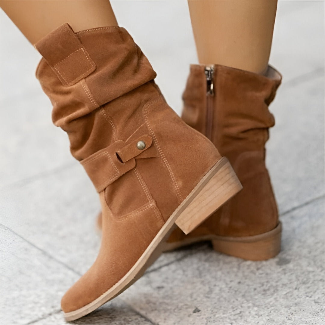 Elegante Stiefeletten aus Kunstleder für Damen