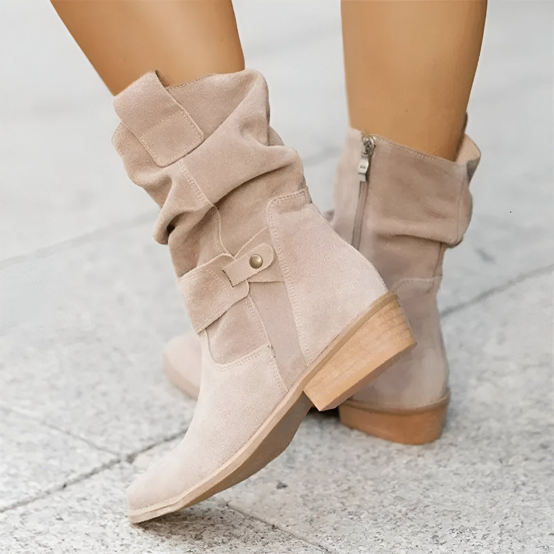 Elegante Stiefeletten aus Kunstleder für Damen