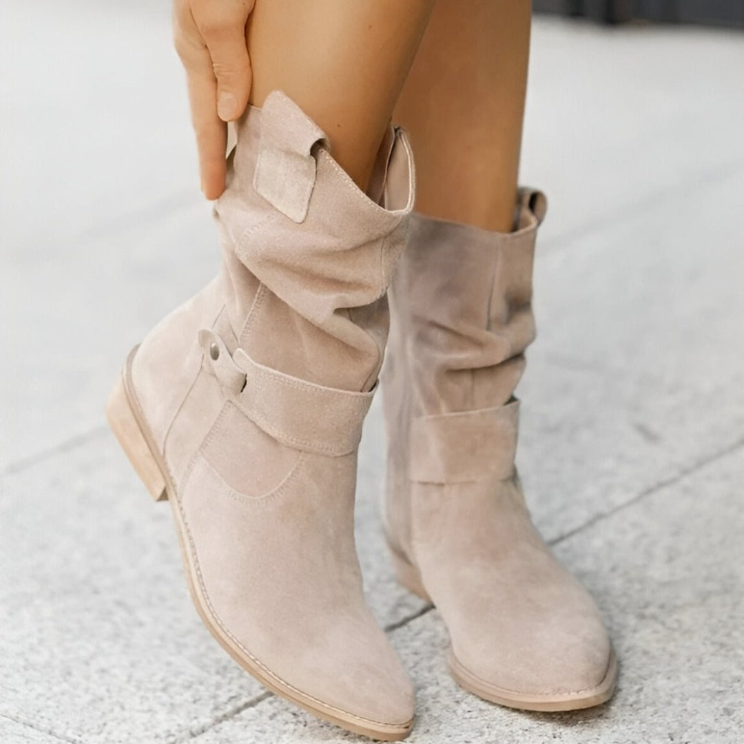 Elegante Stiefeletten aus Kunstleder für Damen
