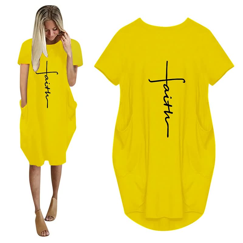 T-Shirt Kleid Damen Übergröße Bequem – Aurelia