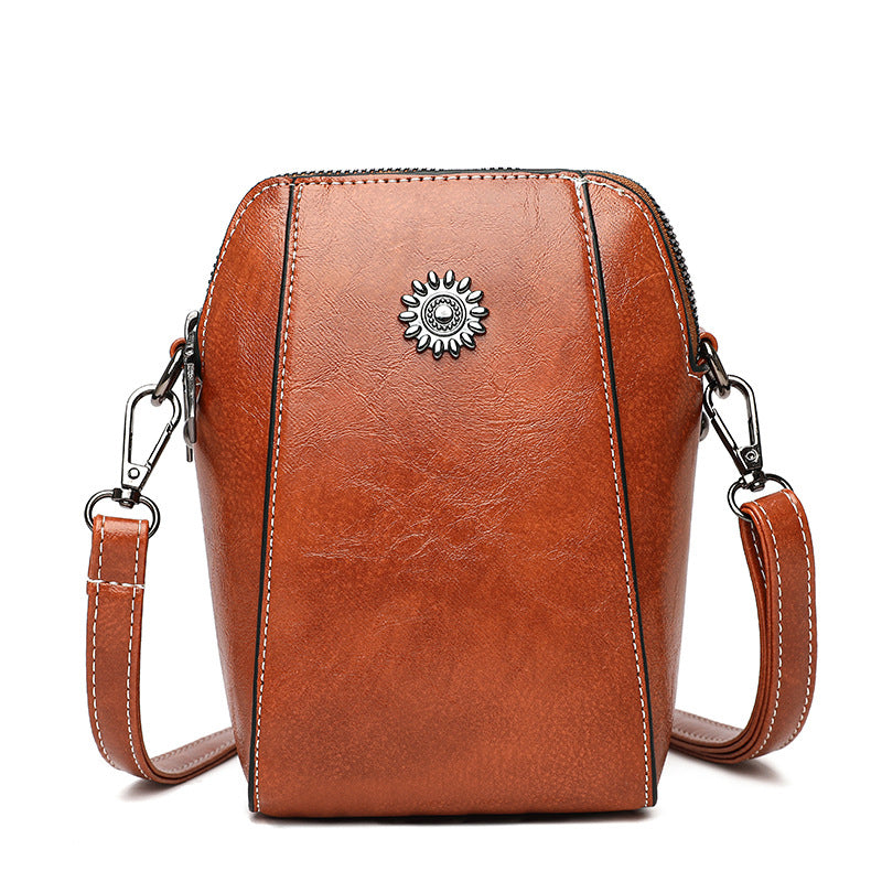 Vera™ - Stilvolle Mini-Umhängetasche aus weichem Leder