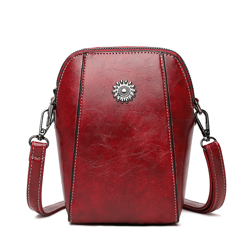 Vera™ - Stilvolle Mini-Umhängetasche aus weichem Leder