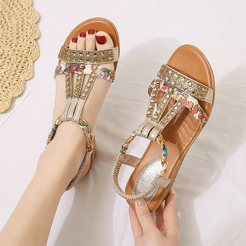 Neue ergonomische Sandalen aus Kristall – mit Fußgewölbeunterstützung