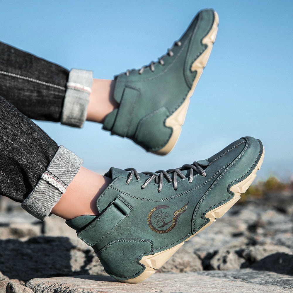 Wasserdichte Leder-Barfußschuhe
