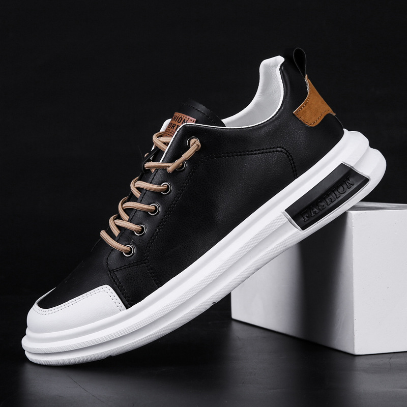 Liam - Weißbrauner Eleganter Schuh
