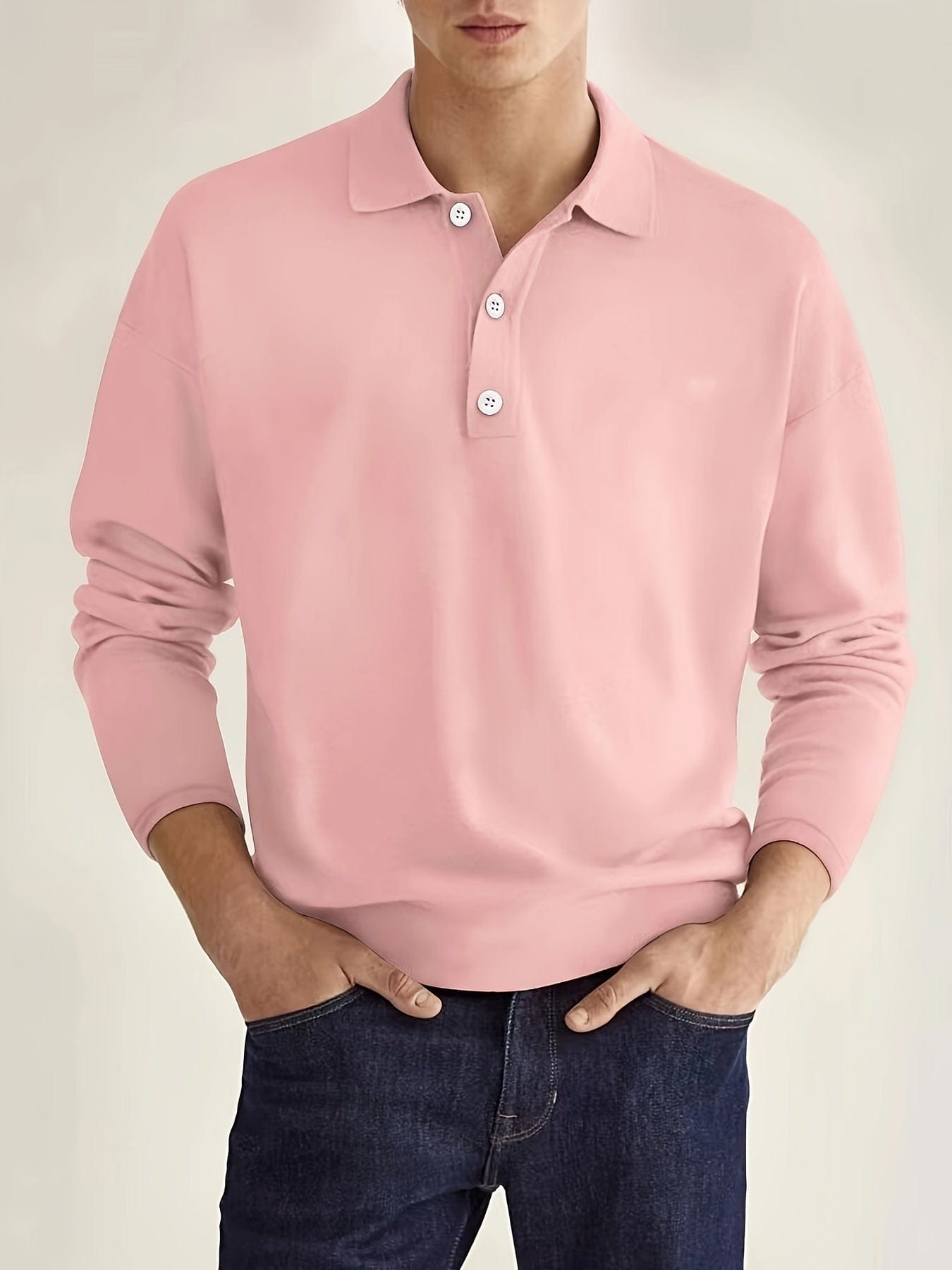 Eli Langarm-Poloshirt
