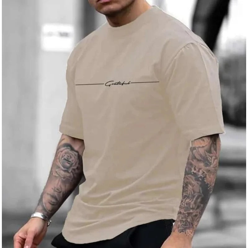 Herren T-Shirt Elegant Komfort Fit Alltag – Nohalux