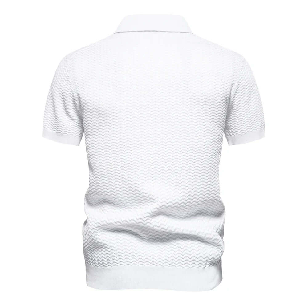 Stylisches Herrenhemd mit Rippenmuster