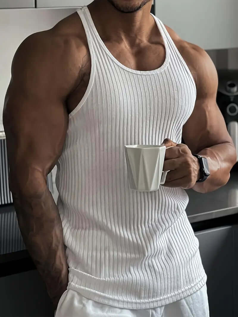 Ärmelloses Herren-Trainingsshirt - Body Fit
