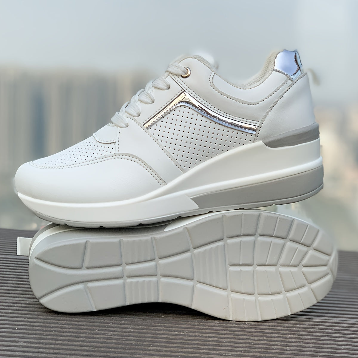 Weiße Orthopädische Sneakers - Clarice