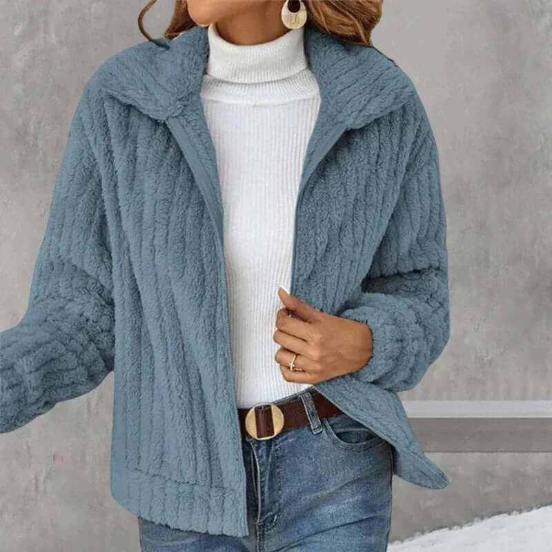 Damen Fleecejacke - Kuschelig & Stylisch