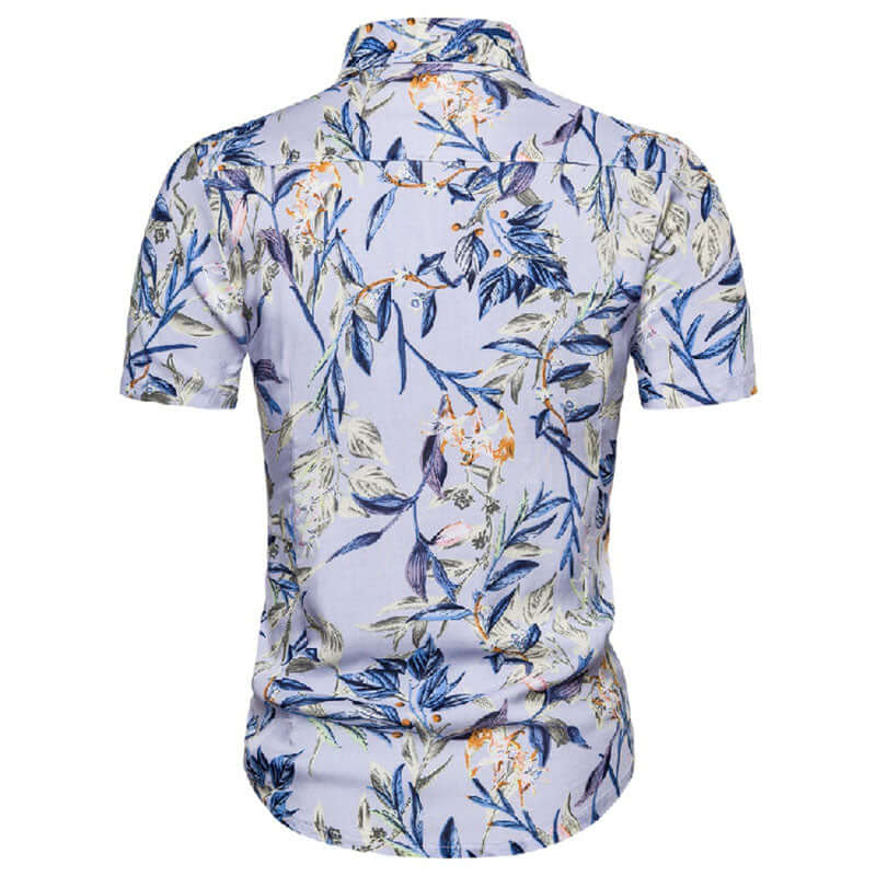 Stylisches Herren Urlaubs-Hemd Baumwolle Leinen