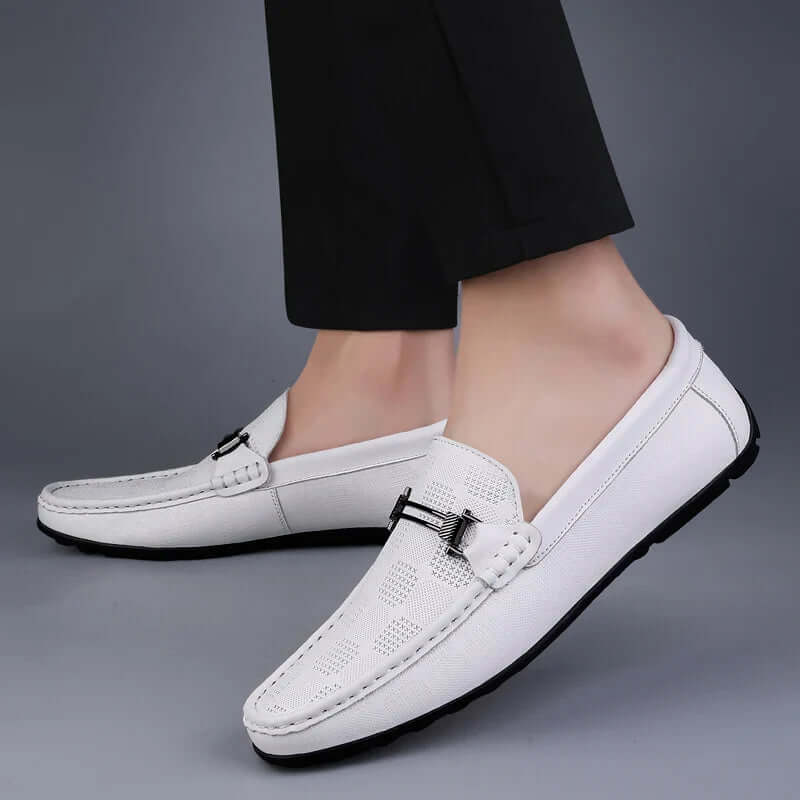 Italienischer Lederloafer für Herren