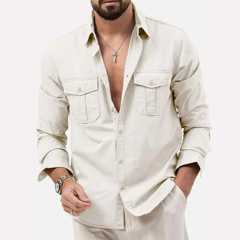 Herren Cargohemd - Robust & Elegant