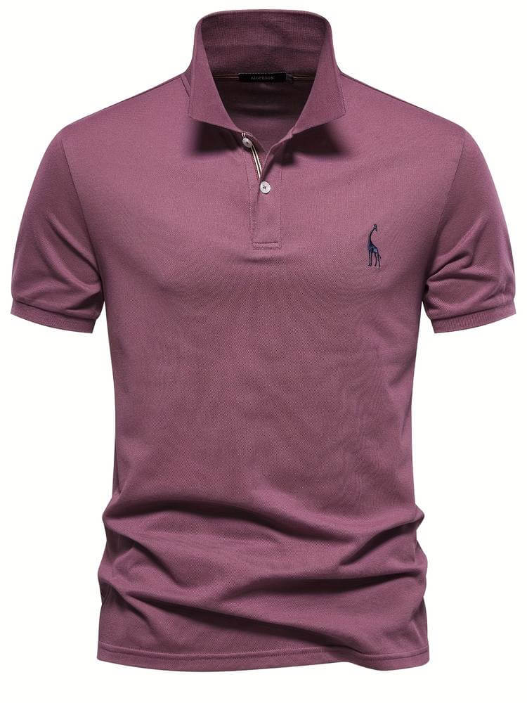Klassisches Baumwoll-Poloshirt für Herren