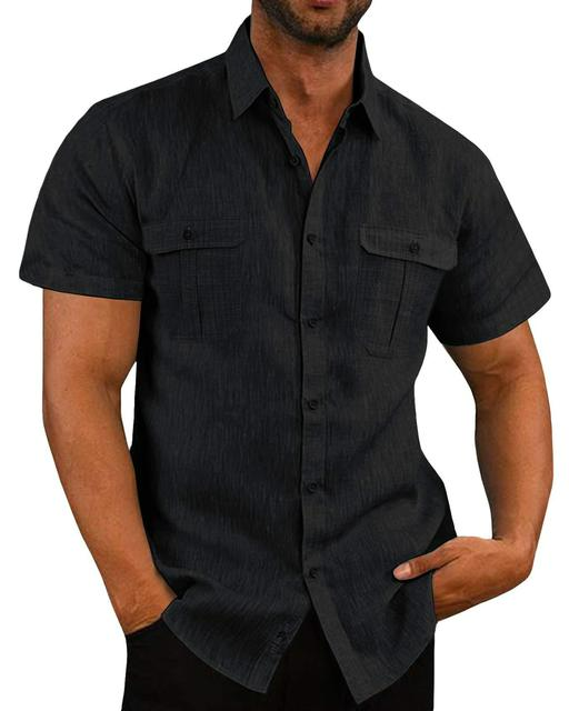 Herren Modisches Hemd Elegant Modern Komfort Fit – Matheoro