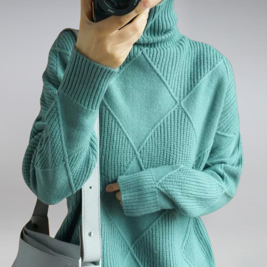 Adelina ~ Weicher Rollkragenpullover