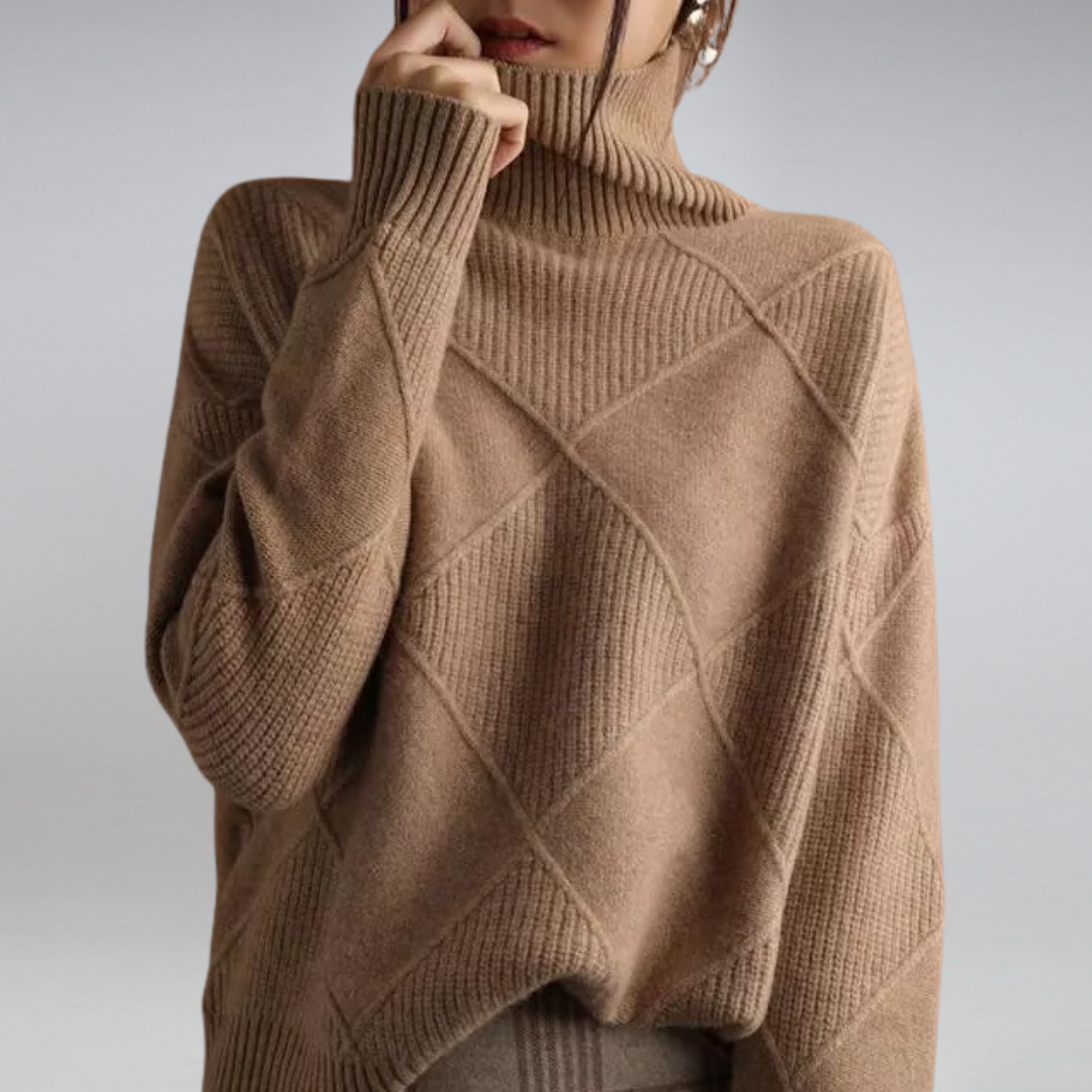 Adelina ~ Weicher Rollkragenpullover