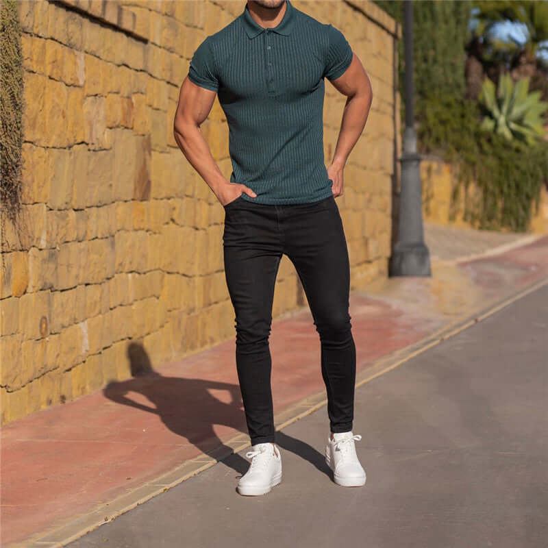 Herren Baumwoll-Poloshirt - Klassisch & Komfortabel