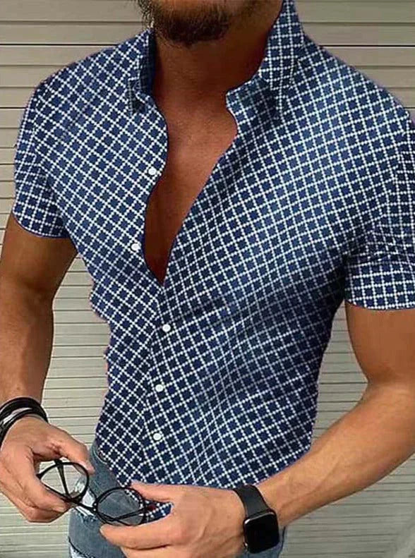 Bequemes Herrenhemd Lässiger Chic für den Sommer