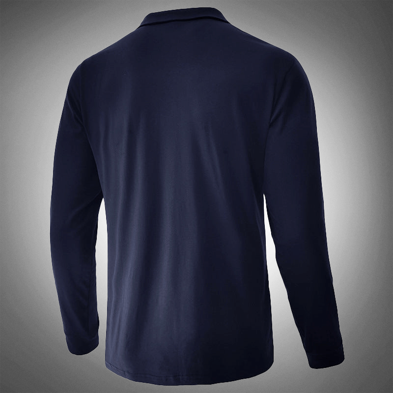 Herren Poloshirt Kieran - Gestreift, Langarm