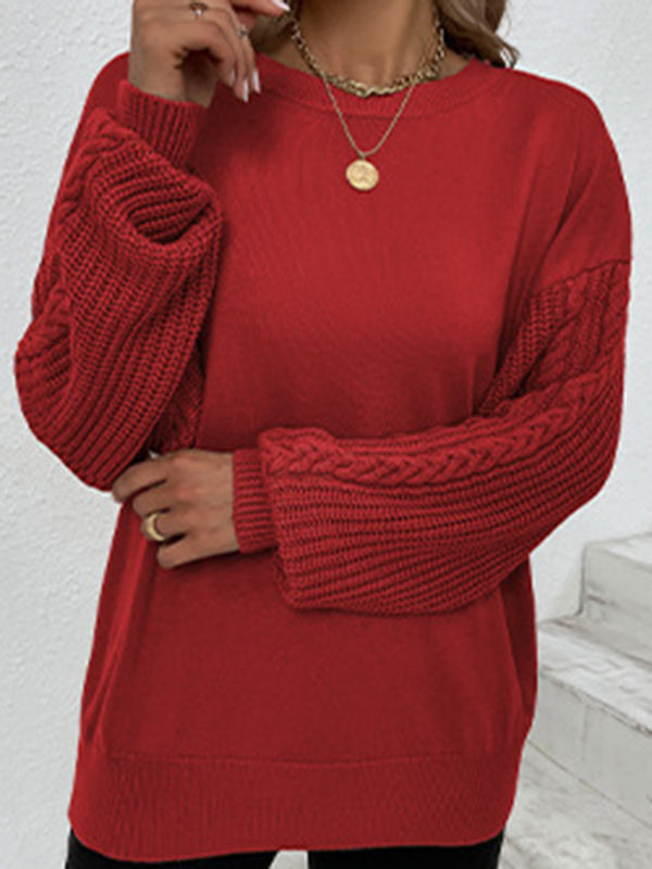 Zwangloser Winterpullover für Damen