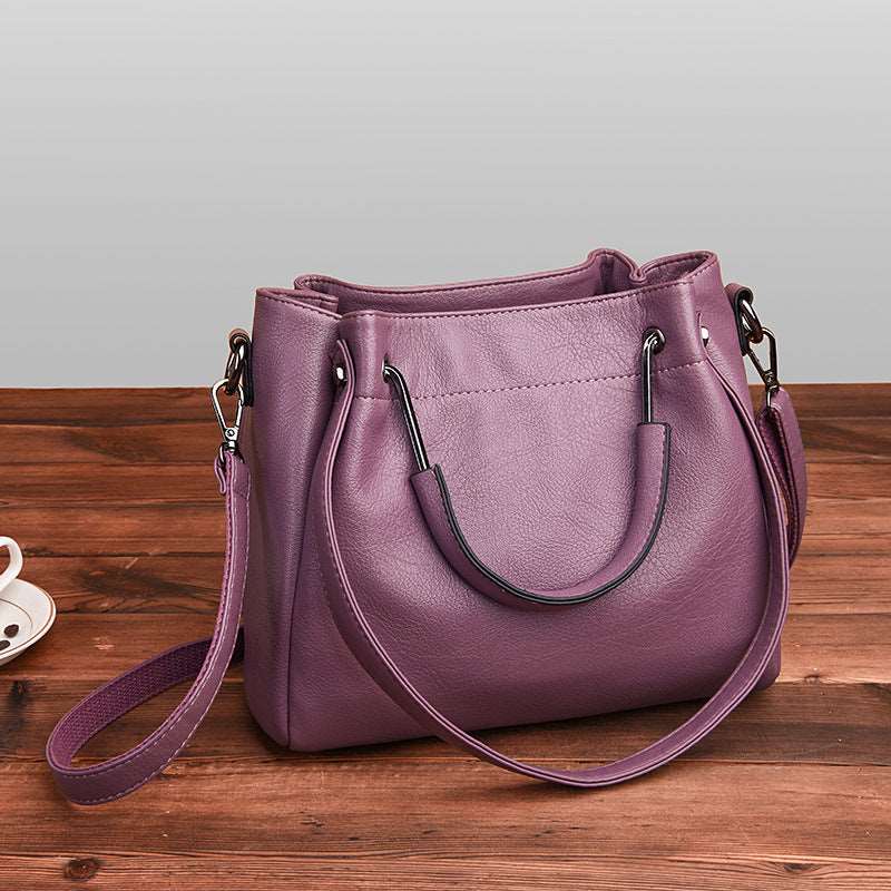 Ella™ - Eimertasche aus Leder im Retro-Stil