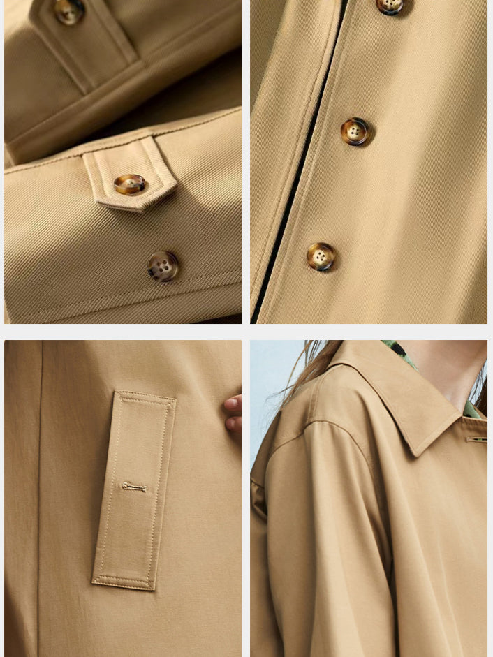 Modischer, eleganter Trenchcoat