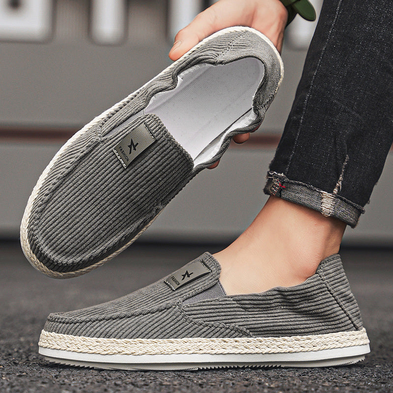 Khaki Orthopädische Slip-ons - Lukas