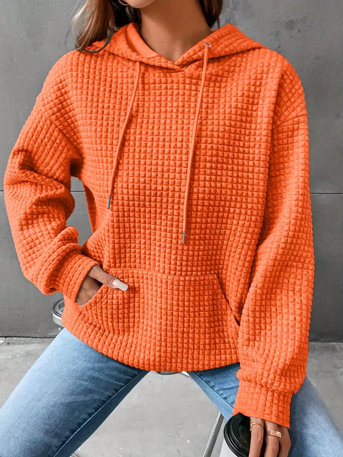 Luz | Damen Hoodie in Unifarbe