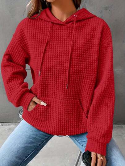 Luz | Damen Hoodie in Unifarbe