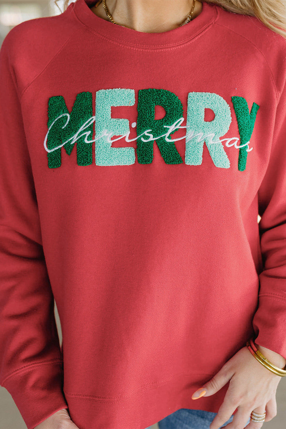Weihnachtsmuster-Pullover für Frauen